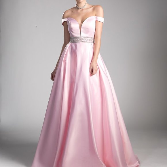 Cinderella Dresses & Skirts - Off Shoulder A-Line Shape Prom Dress CD13288